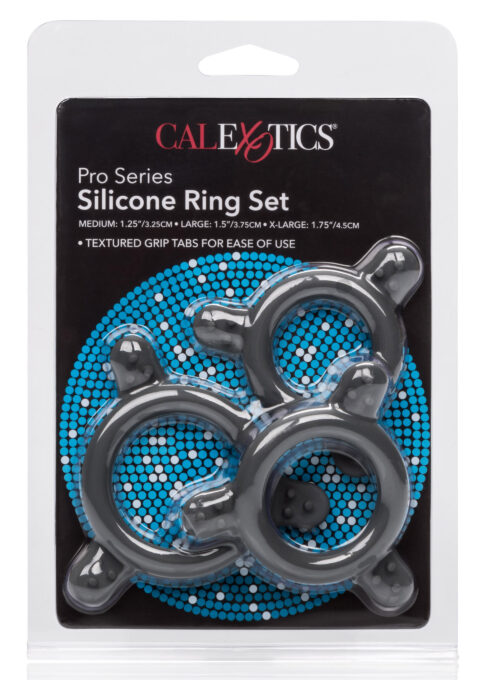 סט טבעות זקפה  Pro Series Silicone Ring