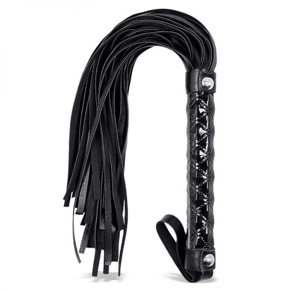 שוט דמוי עור טבעוני Intoyou - Flogger Sapphire Vegan Leather