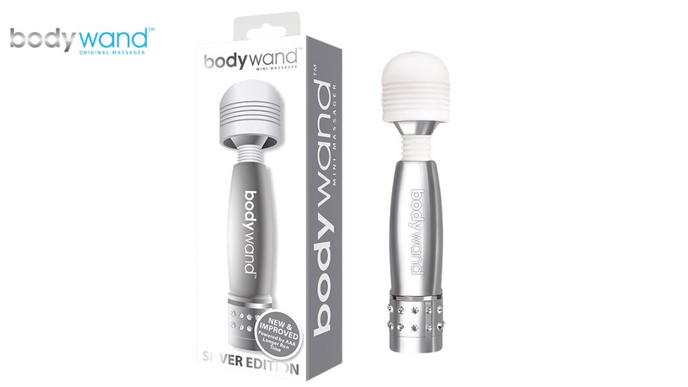 מיני מסאג'ר עוצמתי וקטן למתחילות | Body Wand Silver Edition